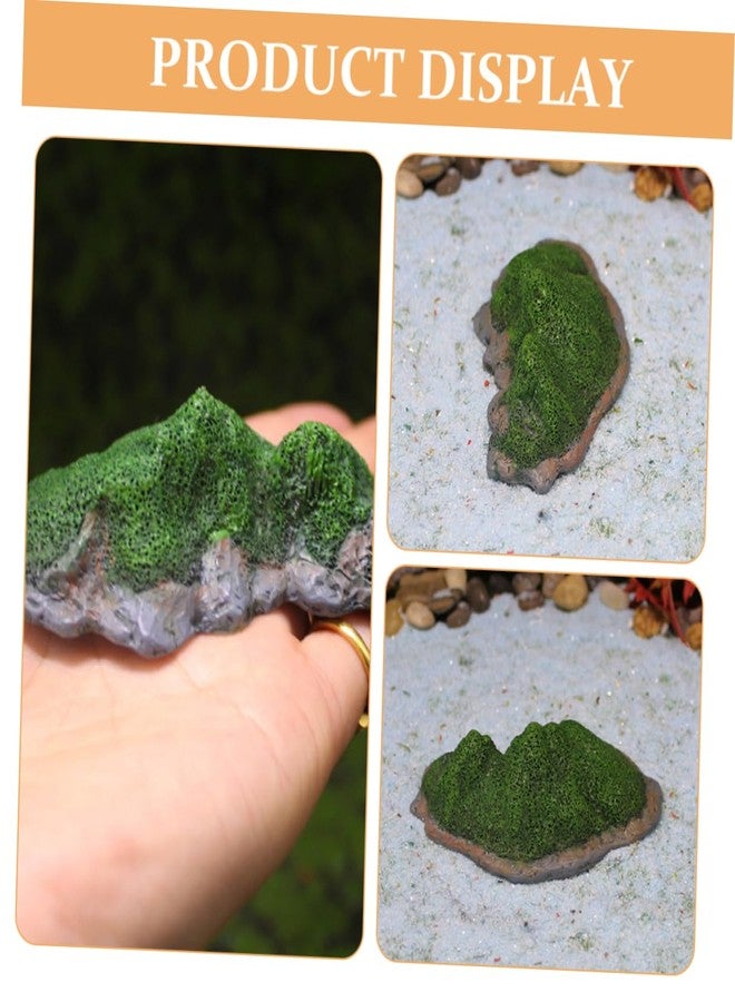 OFFSCH 2pcs Miniature Island Sculpture Resin Simulation Island Figurines for Aquariums Flower Pots and Garden Decor Creative Micro Landscape Accessories - Image 3